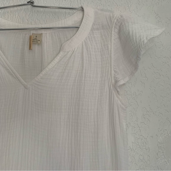 Magaschoni 100% Organic Cotton Peasant Tiered Midi Dress Size S - Picture 7 of 14